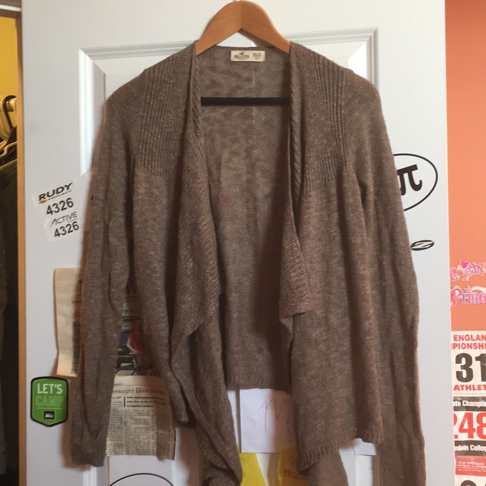 Brown cardigan